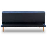 NNEDPE Sarantino 3 Seater Modular Linen Fabric Sofa Bed Couch  - Dark Blue