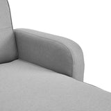 NNEDPE Sarantino 3-Seater Corner Sofa Bed with Chaise Lounge - Light Grey