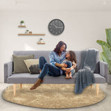NNEDPE Sarantino 3 Seater Modular Linen Fabric Sofa Bed Couch Light Grey