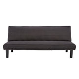 NNEDPE Sarantino 3 Seater M 2620 Modular Linen Sofa Bed Couch - Black