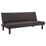 NNEDPE Sarantino 3 Seater M 2620 Modular Linen Sofa Bed Couch - Black