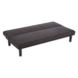 NNEDPE Sarantino 3 Seater M 2620 Modular Linen Sofa Bed Couch - Black