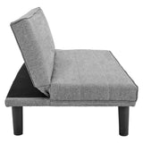 NNEDPE Sarantino 3 Seater M 2620 Modular Linen Sofa Bed Couch - Dark Grey