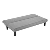 NNEDPE Sarantino 3 Seater M 2620 Modular Linen Sofa Bed Couch - Dark Grey
