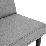 NNEDPE Sarantino 3 Seater M 2620 Modular Linen Sofa Bed Couch - Dark Grey