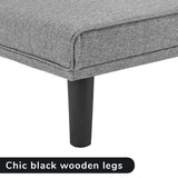 NNEDPE Sarantino 3 Seater M 2620 Modular Linen Sofa Bed Couch - Dark Grey
