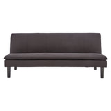 NNEDPE Sarantino 3 Seater Modular Faux Linen Fabric Sofa Bed Couch - Black