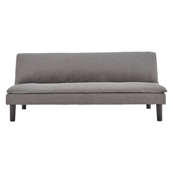 NNEDPE Sarantino 3 Seater Modular Faux Linen Fabric Sofa Bed Couch -Dark Grey
