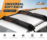 NNEDSZ Universal Car Top Roof Soft Rack Cross Bar Kayak Holder Luggage Carrier
