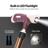 NNECW Folding Cane Seat with Massage Seat Board for Travel Coffee