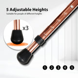 NNECW Folding Cane Seat with Massage Seat Board for Travel Coffee