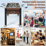 NNECW  Adult-Size Soccer Game Table Table with 2 Balls for Arcade/Home