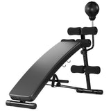 NNECW Adjustable Sit Up Bench with Speed Ball and Stainless Support Frame for Exercise