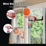 NNECW Mini Basketball Hoop Set with Shatterproof Backboard for Kid/Teen