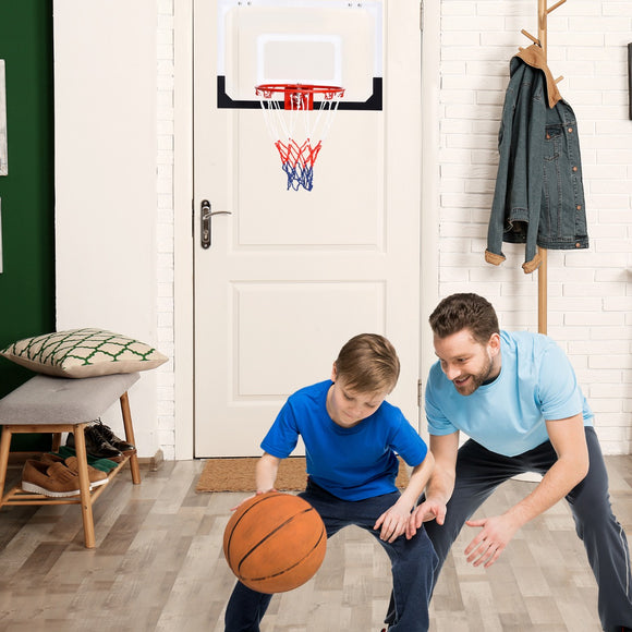 NNECW Mini Basketball Hoop Set with Shatterproof Backboard for Kid/Teen