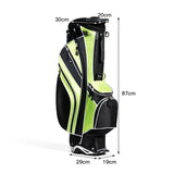 NNECW Golf Stand Bag with 6 Way Divider Carry Organizer for Outdoor Use