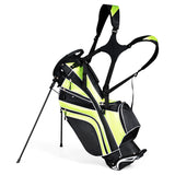 NNECW Golf Stand Bag with 6 Way Divider Carry Organizer for Outdoor Use