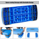 NNECW Adjustable Workout Aerobic Stepper with 4 Risers for Gym