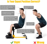 NNECW 8-in-1 Deep Squat Machine with Anti-Skid Measures