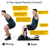NNECW Black 8-in-1 Multifunctional Squat with Additional Anti-skid Measures for Gym