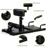 NNECW Black 8-in-1 Multifunctional Squat with Additional Anti-skid Measures for Gym