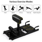 NNECW Black 8-in-1 Multifunctional Squat with Additional Anti-skid Measures for Gym