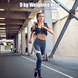NNECW Workout Vest with Adjustable Buckles and Mesh Bag for Exercise