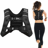 NNECW Workout Vest with Adjustable Buckles and Mesh Bag for Exercise