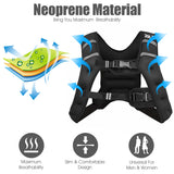 NNECW Workout Vest with Adjustable Buckles and Mesh Bag for Exercise