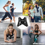 NNECW Workout Vest with Adjustable Buckles and Mesh Bag for Exercise