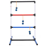 NNECW Ladder Toss Game Set with 6 PE Bolas for Leisure Play