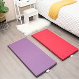NNECW 5-Pack 5cm Thick Rainbow Rest Nap Mats with Transparent Name Tag Holder