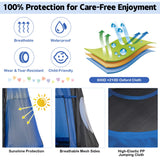 NNECW 2 IN 1 Outdoor Hammock Nest Pod Chair with Detachable Play Tent
