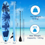 NNECW Standing Boat with Accessory Pack & Adjustable Paddle for Youth and Adult Middle Size