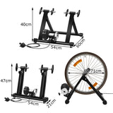 NNECW Roller Trainer with/without Adjustable Magnetic Resistance for Bicycle-Wired