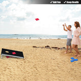 NNECW Cornhole Set with Foldable Design & Side Handle for Easy Movement