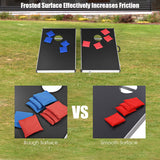 NNECW Cornhole Set with Foldable Design & Side Handle for Easy Movement