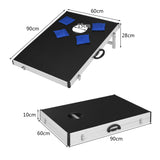 NNECW Cornhole Set with Foldable Design & Side Handle for Easy Movement