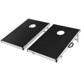 NNECW Cornhole Set with Foldable Design & Side Handle for Easy Movement