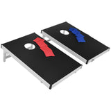 NNECW Cornhole Set with Foldable Design & Side Handle for Easy Movement