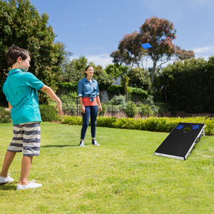 NNECW Cornhole Set with Foldable Design & Side Handle for Easy Movement