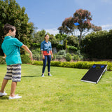 NNECW Cornhole Set with Foldable Design & Side Handle for Easy Movement