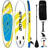 NNECW Lightweight 15 cm Thick Stand Up Paddle with Adjustable Paddle for All Skill Levels