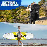 NNECW Lightweight 15 cm Thick Stand Up Paddle with Adjustable Paddle for All Skill Levels