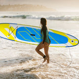 NNECW Lightweight 15 cm Thick Stand Up Paddle with Adjustable Paddle for All Skill Levels