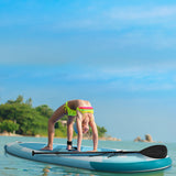 NNECW Lightweight Stand Up Paddle Board with Adjustable Paddle for All Skill Levels