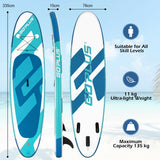 NNECW Yoga Paddle Board with Adjustable Paddle & Carry Bag for Fishing & Yoga