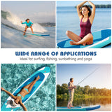 NNECW Yoga Paddle Board with Adjustable Paddle & Carry Bag for Fishing & Yoga