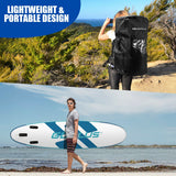 NNECW Yoga Paddle Board with Adjustable Paddle & Carry Bag for Fishing & Yoga