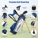 NNECW Set 10 Pieces Mens Complete Golf Clubs Package